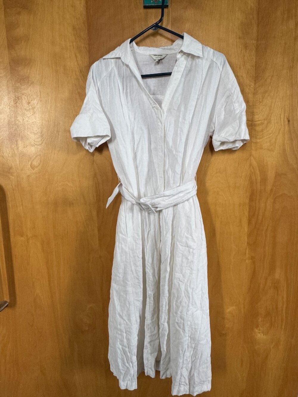 Banana Republic Linen-Blend Midi Shirtdress - SZ SM